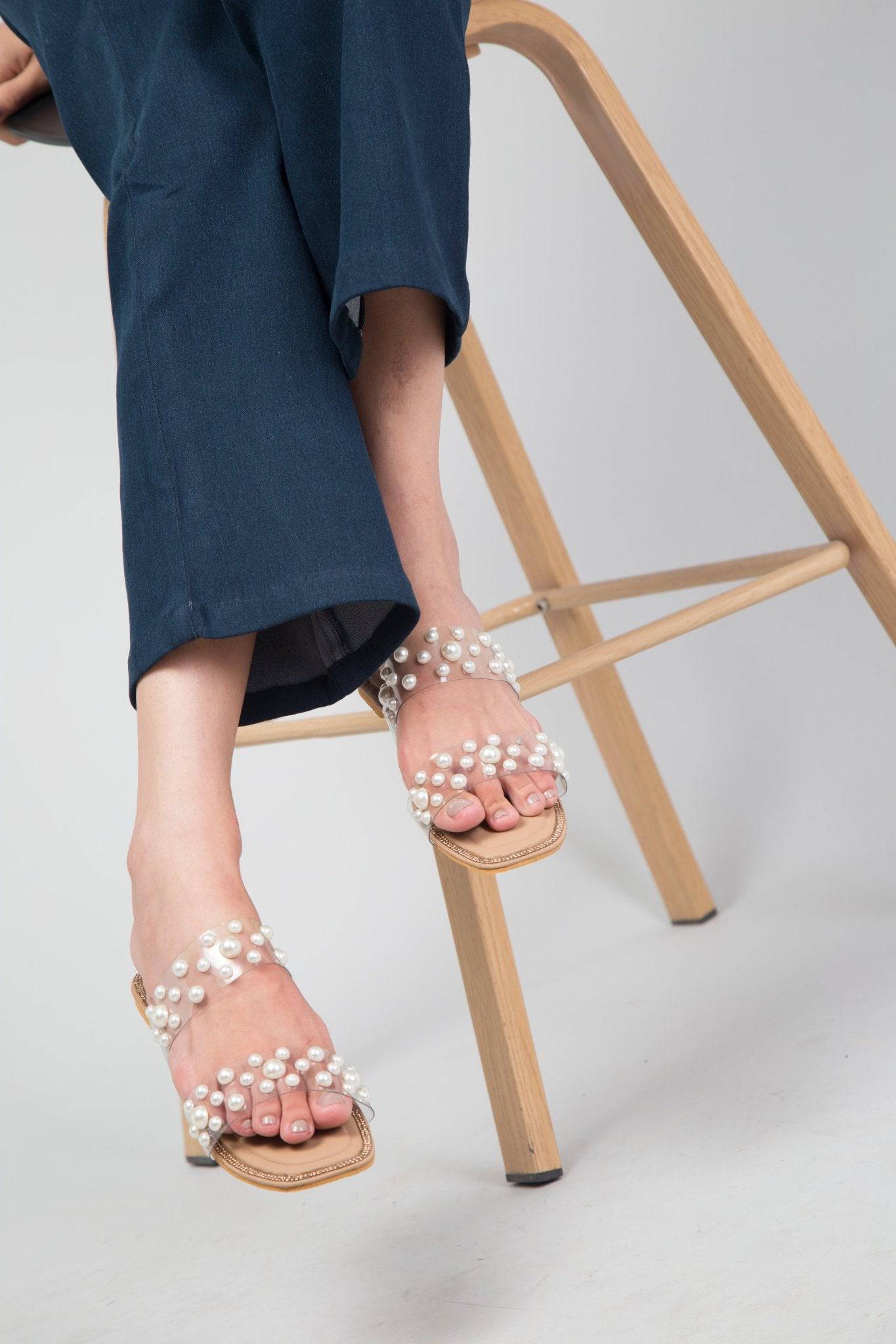 Heavenly Pearl Flats - Beige (Classic Collection) - Windlust