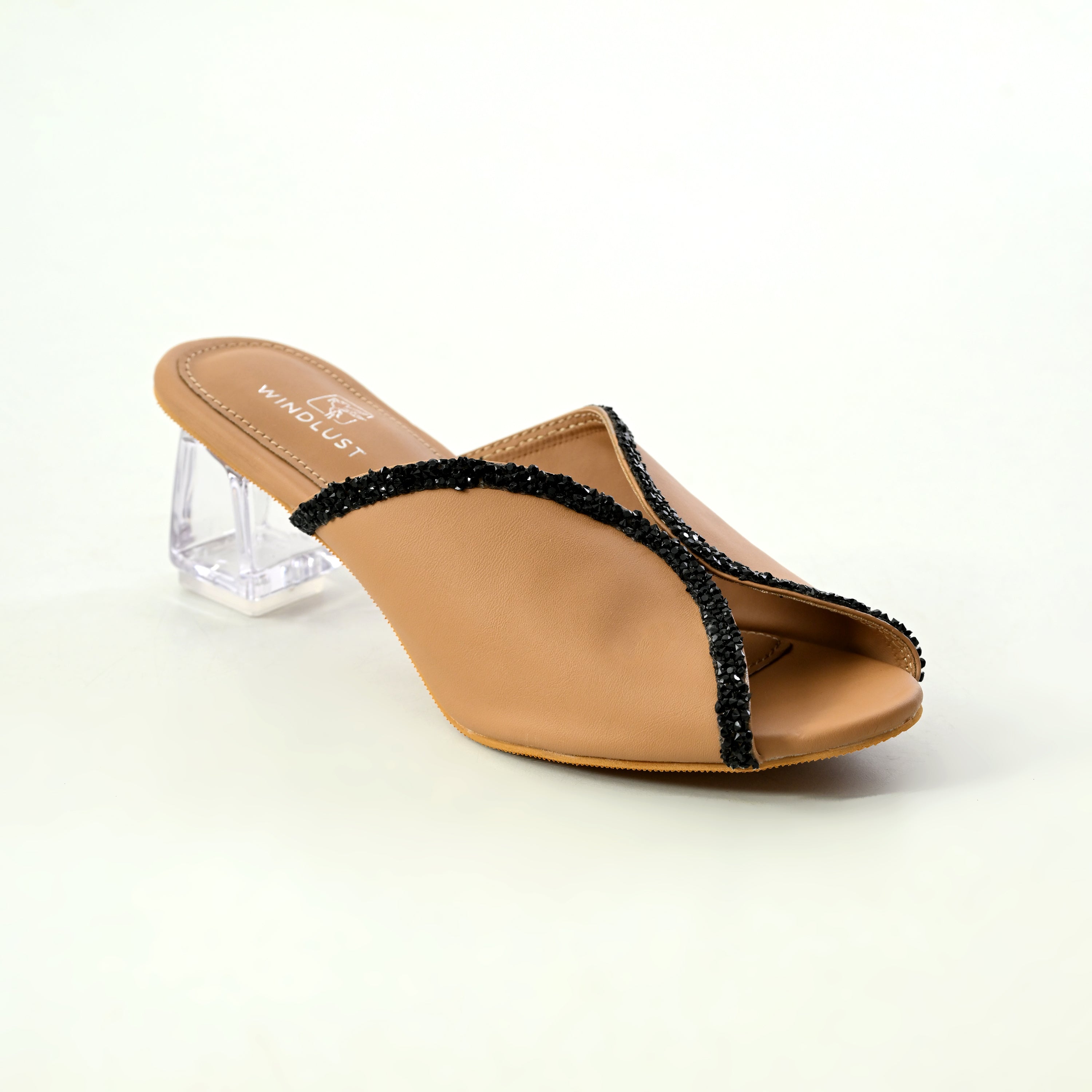 Swarovski Embellished Hallow Heel - Beige 2.0 - Windlust